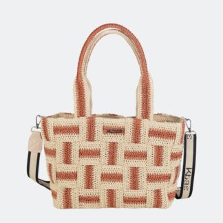 BOLSO RAFIA GRANDE NARANJA