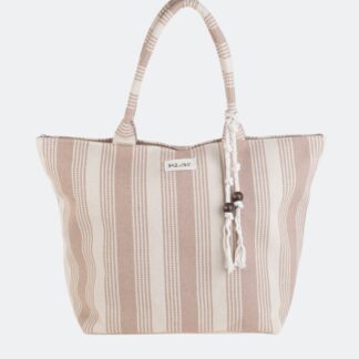 BOLSO PLAYA LONA, CON CREMALLERA, COLOR KBAS