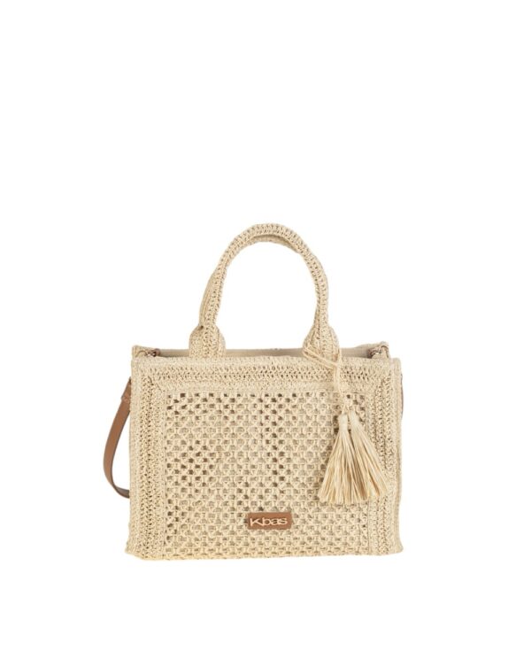 BOLSO CON FIBRA NATURAL