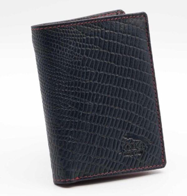 CARTERA JAGUAR CON CORREILLA INTERIOR Y TARJETERO PIEL