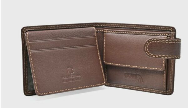 CARTERA JUGAR CON CORREILLA Y TARJETERO PIEL - Imagen 3
