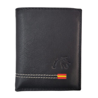 Funrey Cartera de Piel Billetera y Monedero España - 6 Tarjetas - Negro España