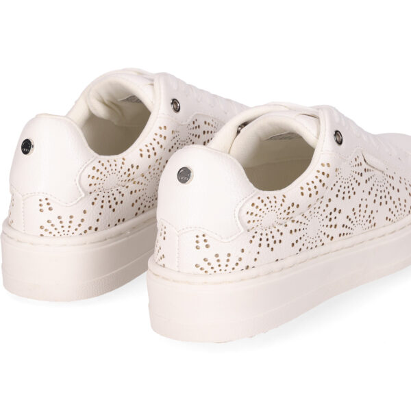 Deportivos Piel Vegana de Mujer Color Blanca - Imagen 5