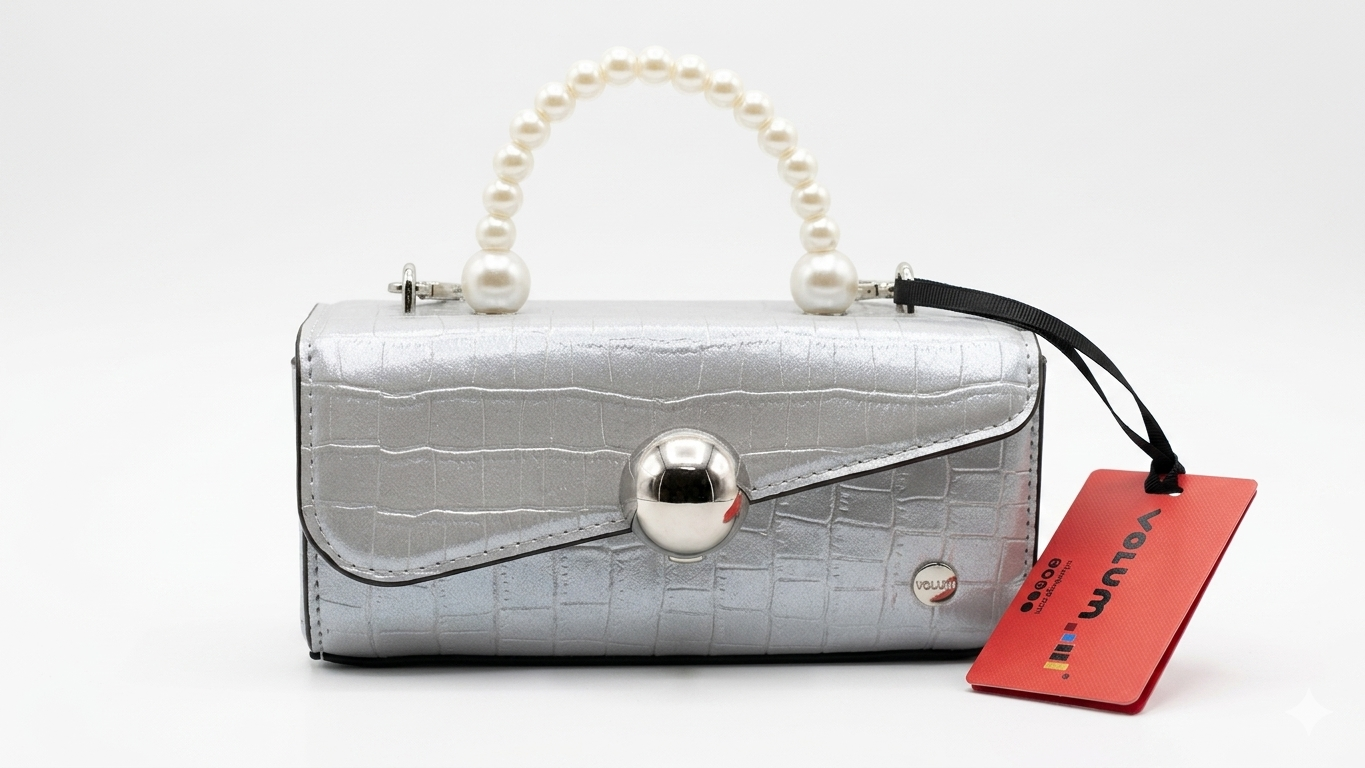 Bolso de mano cocktail perla - Imagen 6