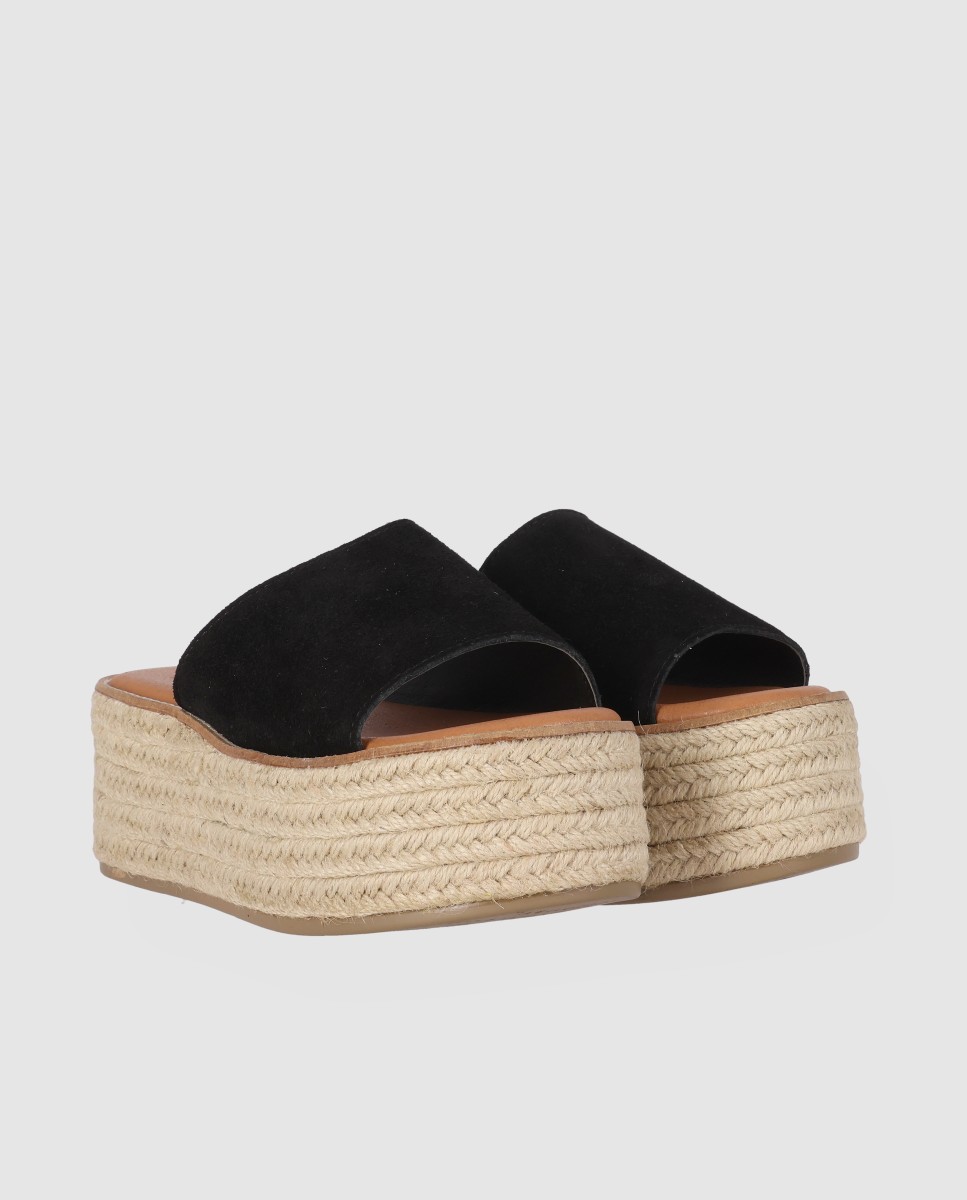 Sandalias Serraje de Mujer Chika10 Leather Plataforma - Imagen 4
