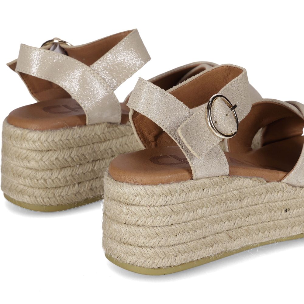 Sandalias Serraje de Mujer Chika10 Leather Cuña baja - Imagen 2
