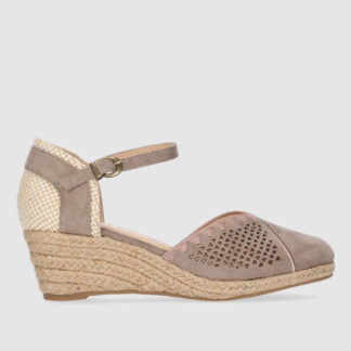 Sandalias Tejido de Mujer Chika10 Cuña baja