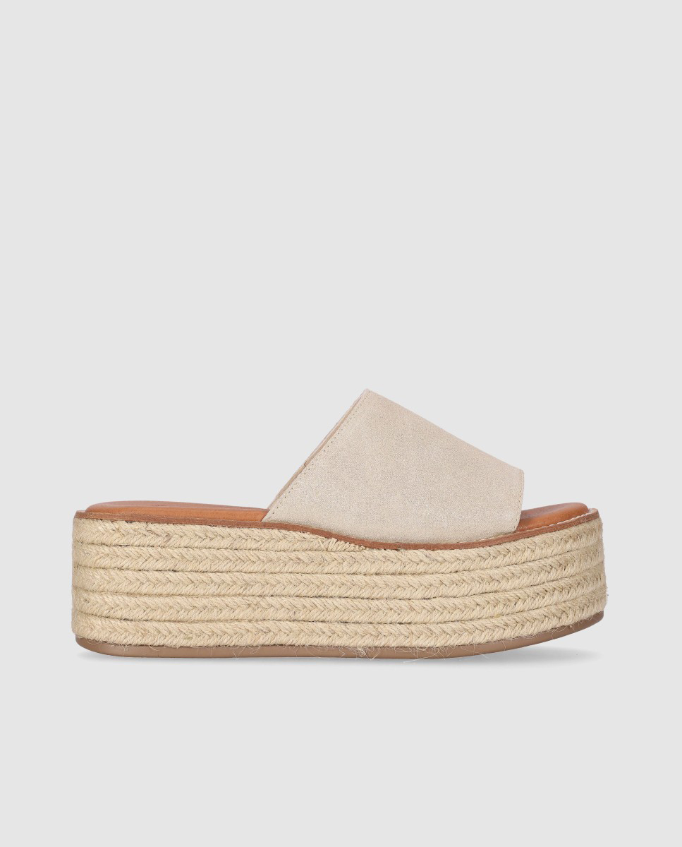Sandalias Serraje de Mujer Chika10 Leather Plataforma - Imagen 2