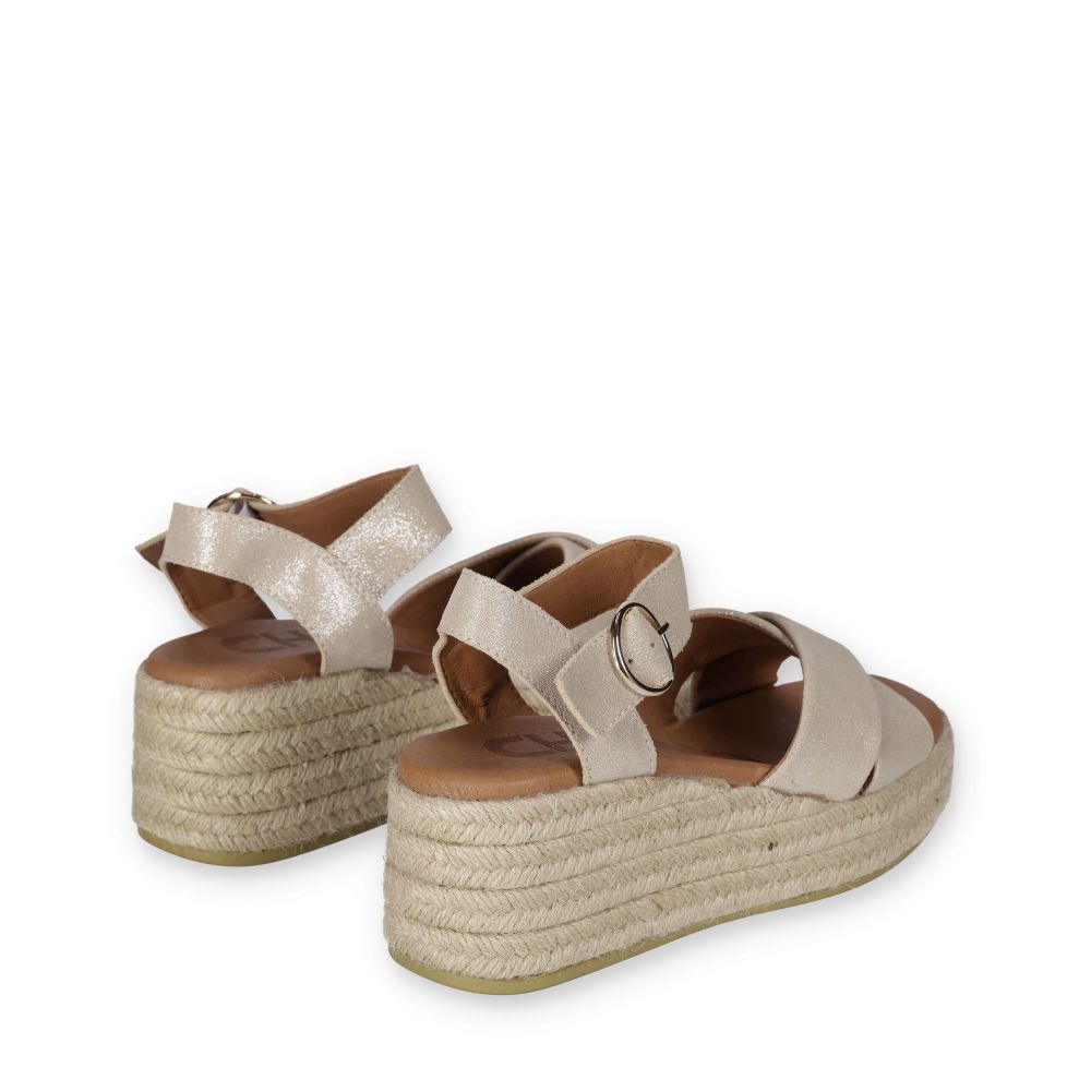 Sandalias Serraje de Mujer Chika10 Leather Cuña baja - Imagen 3