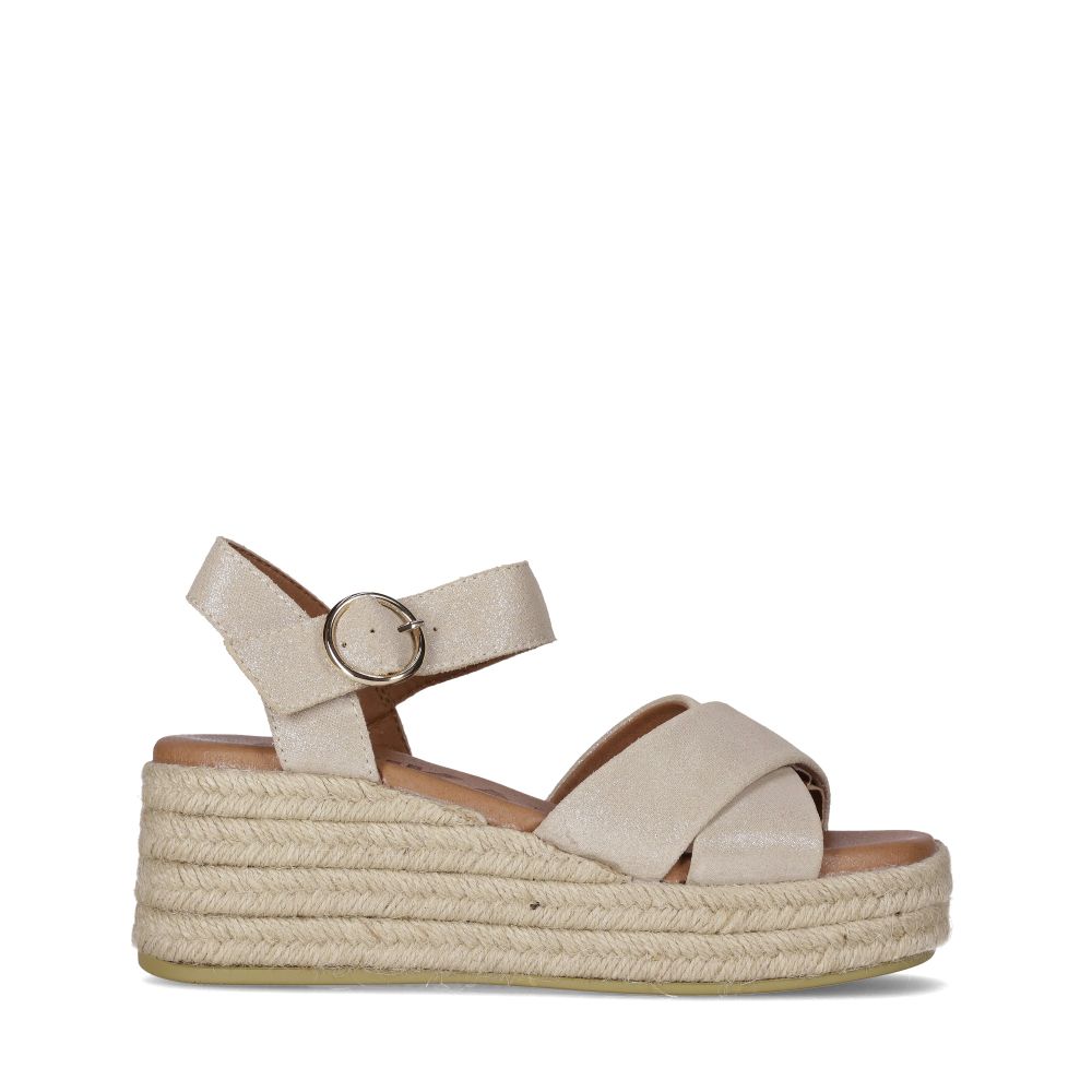 Sandalias Serraje de Mujer Chika10 Leather Cuña baja - Imagen 5