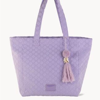 Bolso Playa Toalla,Con cremallera,Color Lila