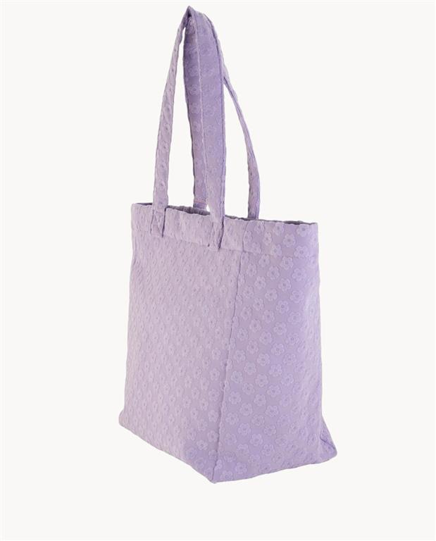 Bolso Playa Toalla,Con cremallera,Color Lila - Imagen 2