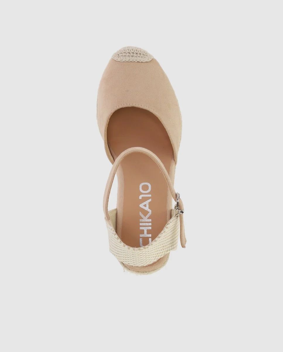 Sandalias Tejido de Mujer Chika10 Cuña alta - Imagen 2