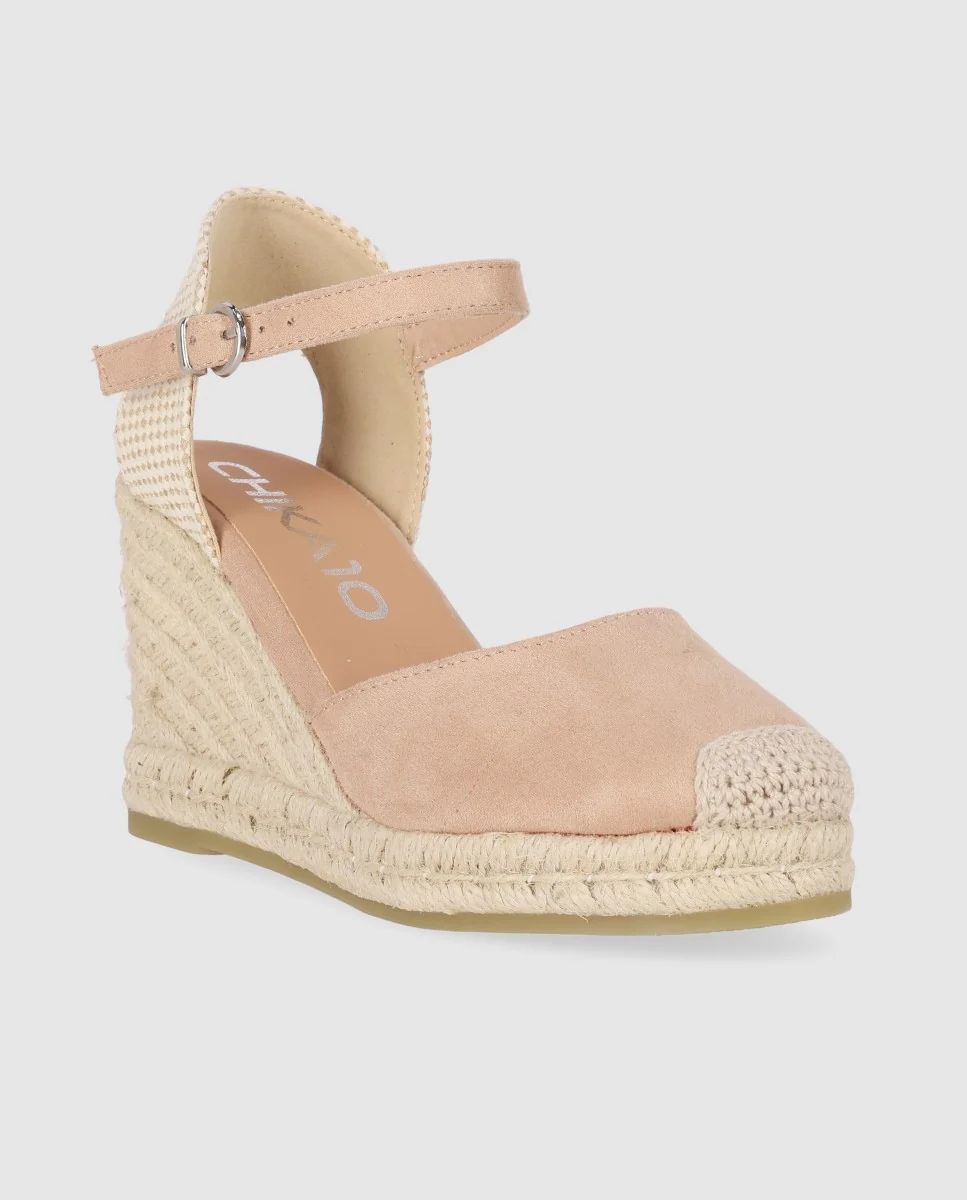 Sandalias Tejido de Mujer Chika10 Cuña alta