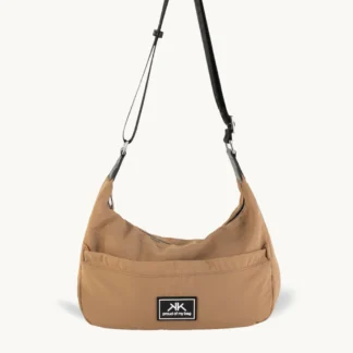 BANDOLERA DE NYLON COLOR CAMEL